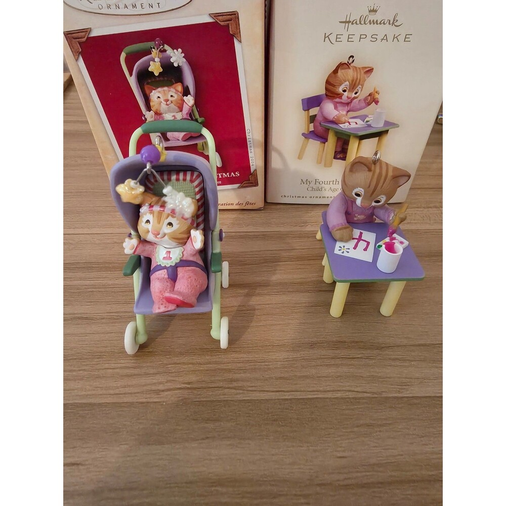 Hallmark Christmas age collection ornaments